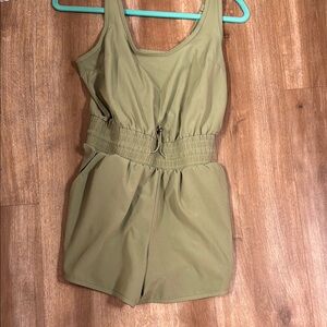Abercrombie & Fitch Olive Green Romper